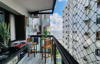Apartamento com 3 quartos à venda na avenida bartolomeu de gusmão, --, boqueirão, santos por r$ 1.795.000