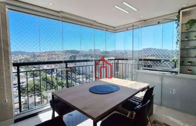 Apartamento com 2 dormitórios à venda, 56 m² por r$ 660.000,00 - jardim flor da montanha - guarulhos/sp