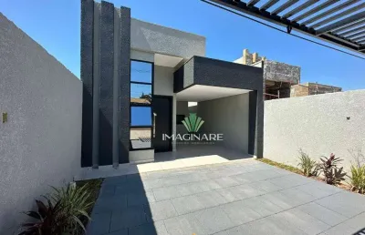 Casa com 1 suíte + 2 quartos à venda, 107 m² por r$ 630.000 - coqueiral - cascavel/pr