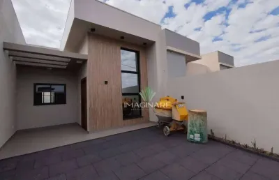 Casa com 3 dormitórios sendo 01 suíte à venda, 90 m² por r$ 530.000 - universitário - cascavel/pr