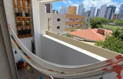 Apto 2 quartos + dce, nascente sul, a 800m da praia – morada nobre, r$370mil!