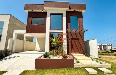 Casa com 3 dormitórios à venda, 197 m² por r$ 1.280.000,00 - nova são pedro - são pedro da aldeia/rj