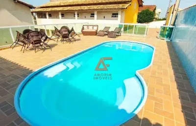 Apartamento com 1 dormitório para alugar por r$ 1.280,00/mês - balneário são pedro - são pedro da aldeia/rj