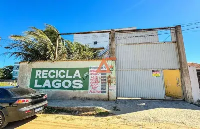 Galpão, 200 m² - venda por r$ 400.000,00 ou aluguel por r$ 4.900,00/mês - balneario porto d'aldeia - são pedro da aldeia/rj