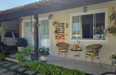 Casa com 3 dormitórios à venda, 170 m² por r$ 690.000,00 - balneário das conchas - são pedro da aldeia/rj