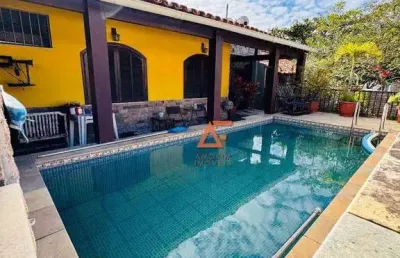 Casa com 4 dormitórios à venda, 150 m² por r$ 900.000 - balneário são pedro - são pedro da aldeia/rj