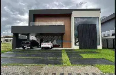 Casa com 4 dormitórios à venda, 460 m² por r$ 4.800.000,00 - condomínio reserva do paratehy - são josé dos campos/sp