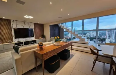Cobertura com 4 dormitórios à venda, 283 m² por r$ 3.500.000,00 - vila ema - são josé dos campos/sp