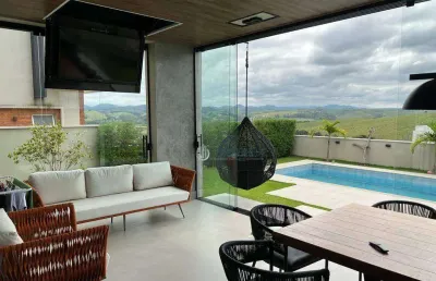 Casa mobiliada com 4 dormitórios, 330 m² - venda por r$ 3.900.000 ou aluguel por r$ 22.000/mês - urbanova - são josé dos campos/sp