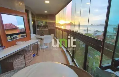 Apartamento com 4 dormitórios à venda, 183 m² por r$ 2.200.000,00 - charitas - niterói/rj