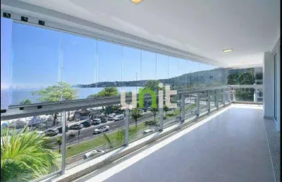 Apartamento com 3 dormitórios à venda, 271 m² por r$ 2.800.000,00 - são francisco - niterói/rj