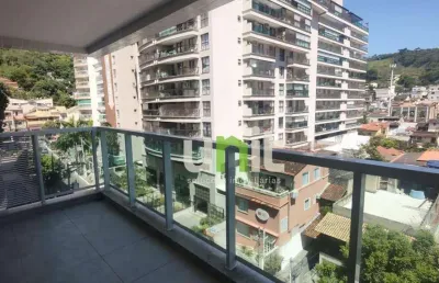 Apartamento com 2 dormitórios à venda, 81 m² por r$ 765.000,00 - santa rosa - niterói/rj