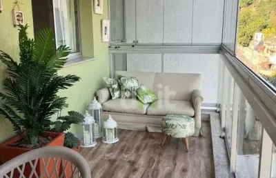 Apartamento com 2 dormitórios à venda, 93 m² por r$ 750.000,00 - santa rosa - niterói/rj