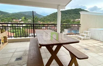 Cobertura com 4 dormitórios à venda, 220 m² por r$ 1.500.000,00 - itaipu - niterói/rj