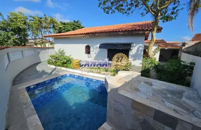 Casa com 3 quartos, balneário itaguai, mongaguá - r$ 449 mil, cod: 12307