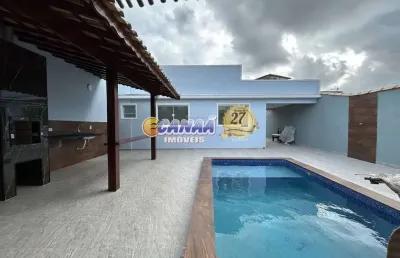 Casa dos sonhos à venda em mongaguá! com 03 dormitórios! a poucos passos da praia!