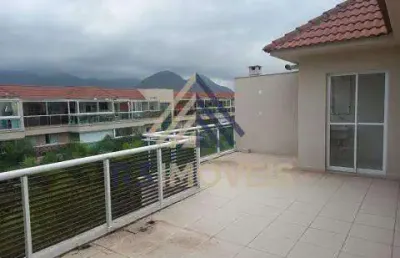 Cobertura com 3 quartos à venda na rua servidão d, recreio dos bandeirantes, rio de janeiro, 148 m2 por r$ 1.300.000