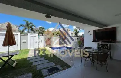 Casa em condomínio fechado com 4 quartos à venda na estrada vereador alceu de carvalho, vargem grande, rio de janeiro, 320 m2 por r$ 2.800.000