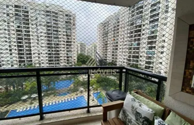 Apartamento com 2 quartos à venda na avenida vice-presidente josé alencar, jacarepaguá, rio de janeiro, 69 m2 por r$ 750.000