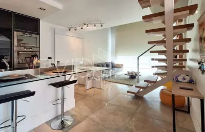 Apartamento loft à venda no anália franco com 2 dormitórios, 2 suítes, 2 vagas, 132 m²