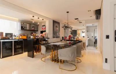 Apartamento mobiliado à venda no anália franco com 152 m² - 3 dormitórios - 3 vagas