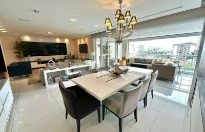 Apartamento para locação no tatuapé com varanda gourmet e 225 m² de área útil