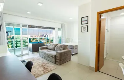 Aluga-se apartamento com 1 dormitório, 1 vaga, no condomínio composite des arts