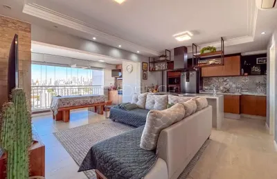 Apartamento mobiliado à venda no tatuapé - condomínio absoluto - varanda gourmet