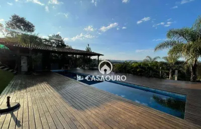 Casa com 5 quartos à venda, 520 m² por r$ 2.500.000 - condomínio passárgada - nova lima/mg