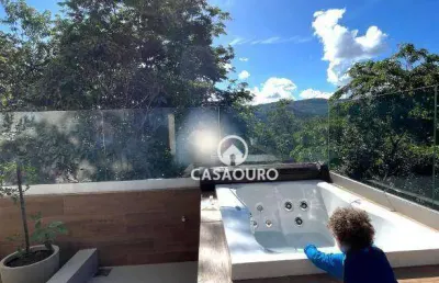 Casa com 5 quartos à venda, 220 m² por r$ 1.590.000 - condomínio village royale - nova lima/mg