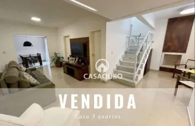 Casa com 3 quartos à venda, 126 m²  - condomínio village royale - nova lima/mg