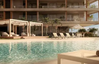 Lindo apartamento de dois quartos no makai front beach