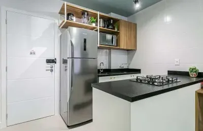 Pantanal - studio mobiliado à venda com 30 m² - florianópolis - sc