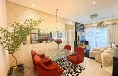 More em um apartamento completamente mobiliado em condomínio completo