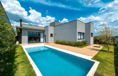 Casa térrea mobiliada à venda no condomínio villas do golfe - itu/sp