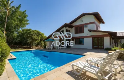 Casa mobiliada disponível para aluguel no condomínio terras de são josé i em itu/sp | 8 quartos | piscina |