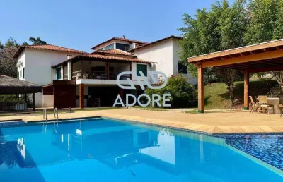 Casa mobiliada com vista para o lago para locação no condomínio fazenda vila real em itu-sp | 11 quartos | piscina |