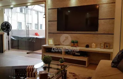 Cobertura com 3 dormitórios à venda, 112 m² por r$ 460.000,00 - parque são vicente - mauá/sp
