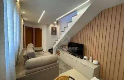 Cobertura com 2 dormitórios à venda, 87 m² por r$ 780.000,00 - santa maria - santo andré/sp