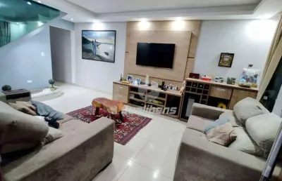 Sobrado com 4 dormitórios à venda, 237 m² por r$ 720.000,00 - parque marajoara - santo andré/sp
