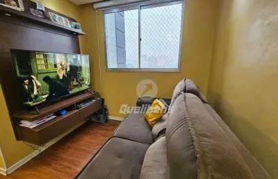 Apartamento com 2 dormitórios à venda, 47 m² por r$ 275.000,00 - parque são vicente - mauá/sp