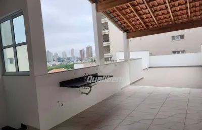 Cobertura com 3 dormitórios à venda, 72 m² por r$ 790.000,00 - vila assunção - santo andré/sp