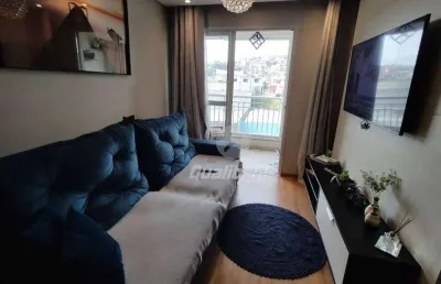 Apartamento com 2 dormitórios à venda, 58 m² por r$ 410.000,00 - jardim itapark - mauá/sp