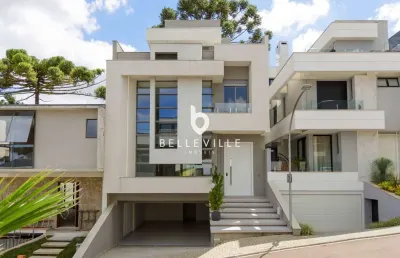 Casa em condomínio fechado com 4 quartos à venda na rua luiz kula, 101, santo inácio, curitiba, 330 m2 por r$ 2.890.000