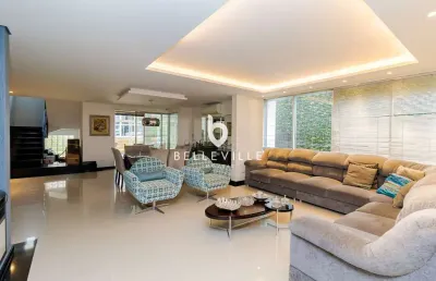 Casa em condomínio fechado com 4 quartos à venda na rua tobias de macedo júnior, 601, santo inácio, curitiba, 392 m2 por r$ 1.850.000
