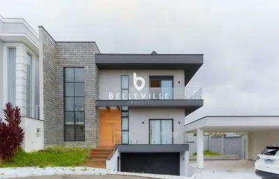 Casa em condomínio fechado com 4 quartos à venda na rua brazílio de araújo, 341, cidade industrial, curitiba, 288 m2 por r$ 2.800.000