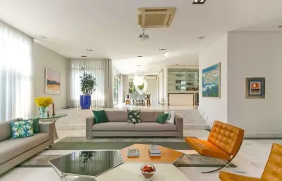 Casa em condomínio fechado com 5 quartos à venda na rua josé benedito cottolengo, 710, campo comprido, curitiba, 556 m2 por r$ 5.900.000