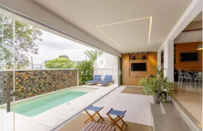 Casa em condomínio fechado com 3 quartos à venda na rua rezala simão, 1316, santa quitéria, curitiba, 352 m2 por r$ 2.980.000