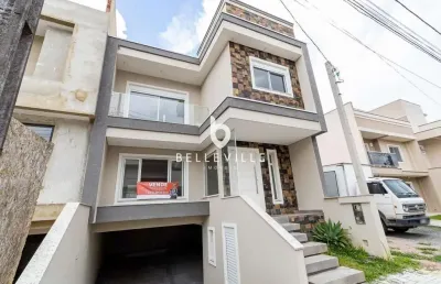 Casa em condomínio fechado com 3 quartos à venda na rua reinaldo stocco, 546, centro, curitiba por r$ 980.000