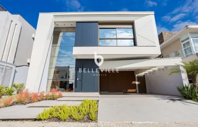 Casa em condomínio fechado com 4 quartos à venda na rua brasílio josé betezek, 105, são braz, curitiba, 290 m2 por r$ 3.680.000